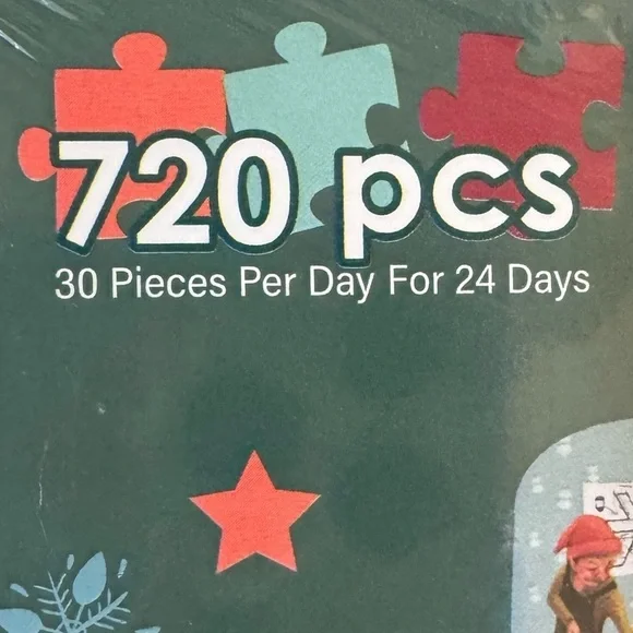 ELEANORES DIARY Christmas Advent Calendar Puzzle 720 Pieces 30 A Day For 24 Days - Picture 2 of 6